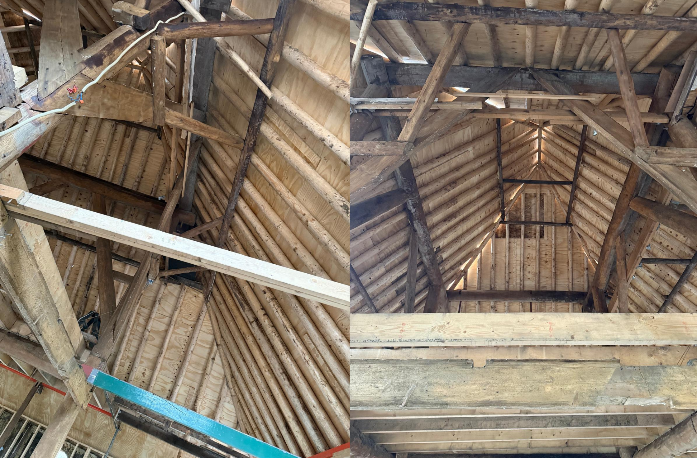 Houtrot in het dakbeschot