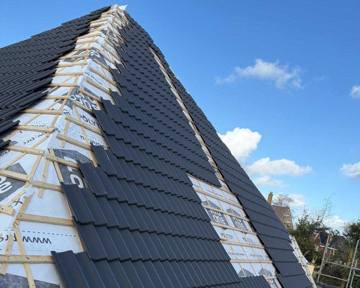 Dakisolate op een woning